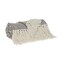 Edge Collections - 50"x 60" - Gray - Cozy Striped Throw Blanket to Add Warmth to Your Home Decor - 1 Piece